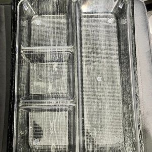 Clear Plastic Tray Storage Organization
